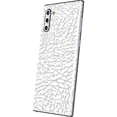 Elephant Print White Galaxy Note 10 Skin